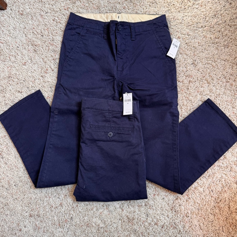 GAP Kids Navy Blue Chino Pants (price is for 2 pairs)
